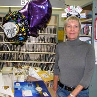 Nancy Pruden takes a break from sorting her mail Friday morning at the North Main Street post office. She retired after completing her route after 35 years with the postal service.