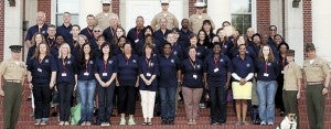 King’s Fork High School football coach Joe Jones was among a group of Virginia educators who attended a U.S. Marine Corps camp in South Carolina in April. The camp provided valuable insight into a rewarding career, Jones said. (Submitted Photo)