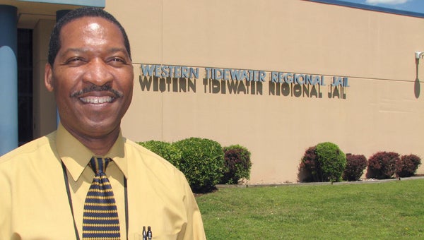 Ronnie Sharpe, pictured in front of the Western Tidewater Regional Jail last week, was named Civilian of the Year at the Virginia Association of Regional Jails’ conference. He is the education and programs director.