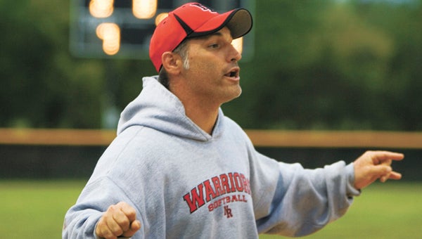 Nansemond River High School softball coach Gabe Rogers was recognized by the district as the Coach of the Year in his first season with the Lady Warriors, helping them to essentially invert their record from last year, improving from 4-16 to 16-6.