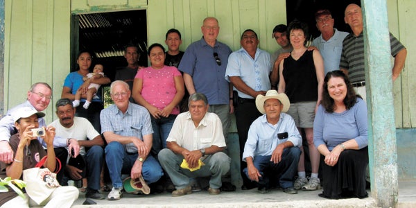 Members of a mountain medical team in Honduras pause for a photo during a mission trip with Friends of Barnabas Foundation. The foundation was started by a former Suffolk pastor who did relief work in Honduras in 1998 after Hurricane Mitch devastated the country.