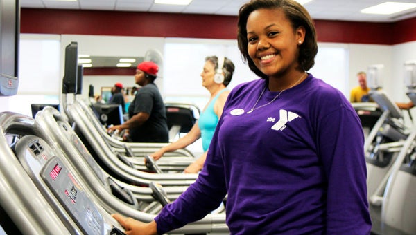 Erin Banks, a rising senior at King’s Fork High School, is on a paid internship at the YMCA on Godwin Boulevard. She said she appreciates the opportunity to increase her skills and help out in the community.