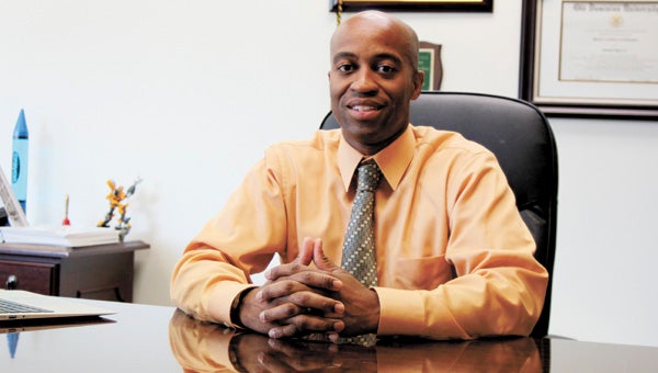 Stenette Byrd III, its new principal, said he wants to engage the community about ways of improving King’s Fork High School.