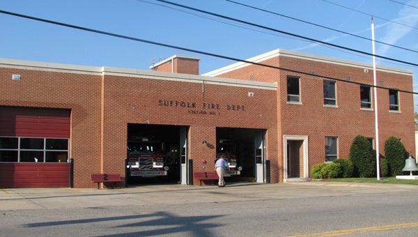 Suffolk Fire and Rescue's Station 1 is located on Market Street.