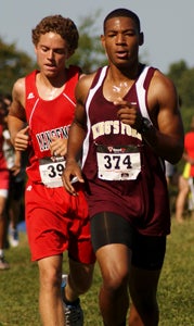 King’s Fork High School senior Andrew Gould runs in a recent cross country event for the Bulldogs. Gould is one of several multi-sport athletes on the team, having made his mark in track and field. 