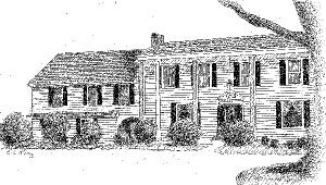 The Cornell Home. Drawing by Edward L. King