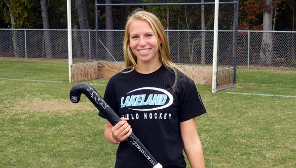 Leader: Lakeland High School senior midfielder Kristen Vick has been coming through for her team since her freshman year. Her winning goal in sudden death overtime against First Colonial High School led to her win as the Duke Automotive-Suffolk News-Herald Player of the Week. (Titus Mohler/Suffolk News-Herald)