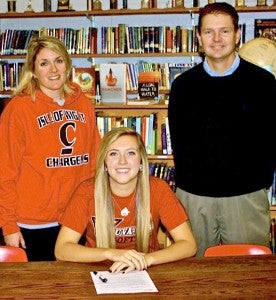 Isle of Wight Academy alumna Hailey Glover has signed a national letter of intent to play softball at the University of Virginia College at Wise.