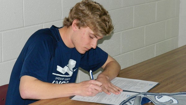 Nansemond River High School soccer player Chad Kozoyed signed to play for and attend Longwood University on Wednesday.