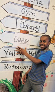 Creekside Elementary School fifth-grader Luke Williamson has been selected to visit Canada as a youth ambassador. His family is seeking sponsorship to fund the unique adventure.