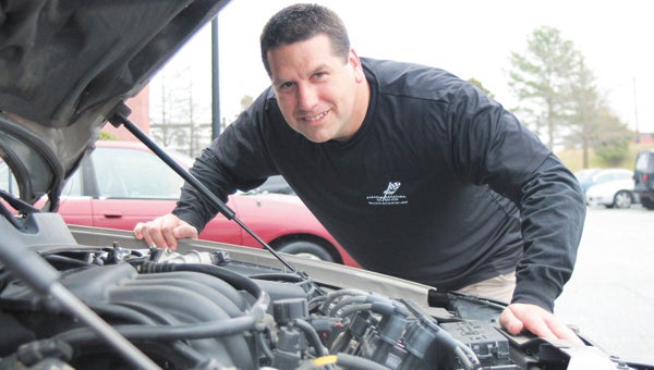 Suffolk firefighter Glen Glover has started a mobile automotive repair business. He said he could handle most jobs, including diagnostics, but not transmissions or some other tasks requiring the vehicle to be off the ground.