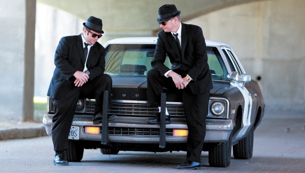 Kevin “Jake” Sweeney and John “Elwood” Vukovich are members of a Blues Brothers tribute band that will headline the CE&H Ruritan Club’s Beers, Bands and BBQ festival May 17.
