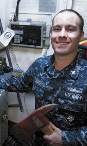Navy Petty Officer 2nd Class Adam K. Foster, a 2008 Nansemond River High School graduate, serves on board the USS Cole.