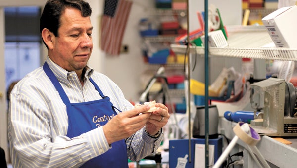 Bill Barrera fell into the work of making dentures by accident, and soon found he had a taste for it.