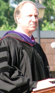 Christopher Newport University President Paul S. Trible Jr. was the guest speaker at Nansemond-Suffolk Academy’s graduation on Saturday. 