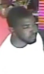 Suffolk police are seeking this suspect, who they say hit a vehicle and caused extensive damage in a business parking lot last week. He was driving a GMC Yukon SUV with a North Carolina license plate.