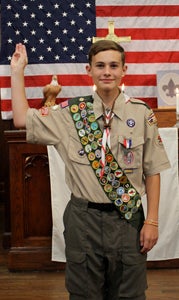 James Buchanan Jones recently earned his Eagle Scout honor. He is a member of Troop 1.