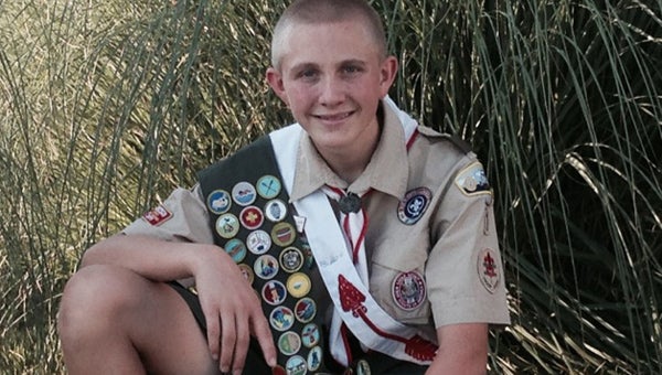 Matthew William Chamberlain recently earned the rank of Eagle Scout.