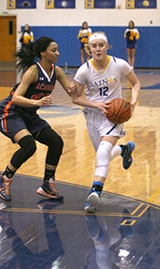 Nansemond-Suffolk Academy junior point guard Harper Birdsong was one of Suffolk’s top female high school athletes during the 2014-15 Winter season, earning state and conference Player of the Year honors.