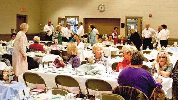 Ladies enjoy the fun atmosphere of The Carrollton Woman’s Club’s annual fashion show last year. This year’s event will be held this weekend at Benn’s United Methodist Church. (Submitted Photo)