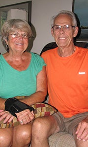 Marianne Blaum and Jimmy Loftlin are walking through Alzheimer’s disease one day at a time. 