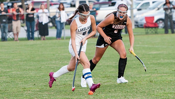 Lakeland High School’s Shannon Leonard, left, will apply her extensive varsity experience to the Lady Cavaliers’ forward line this year after having served as a midfielder in the past.