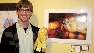 Buddy White of Nansemond-Suffolk Academy won third place in the Exhibit of Excellence.