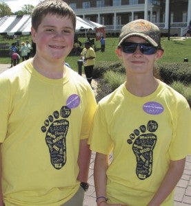 Tyler Ricks and Savannah Stevenson were two of hundreds of participants in the 2016 March of Dimes March for Babies at Constant’s Wharf.