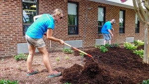 Volunteers from Southside Baptist Church and Open Door Church have conducted service projects around Suffolk, including at several public schools, and held Vacation Bible School for local children at a park this summer. 
