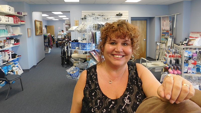 Lupe Sweeden, co-owner of LMS Medical Supplies, celebrated the company’s grand opening in a new Churchland location on Aug. 13. The center offers a variety of healthcare products and plans to sell medical uniforms and provide more care services this fall. 