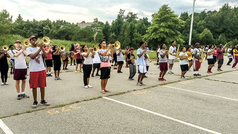 King's Fork High School marching band